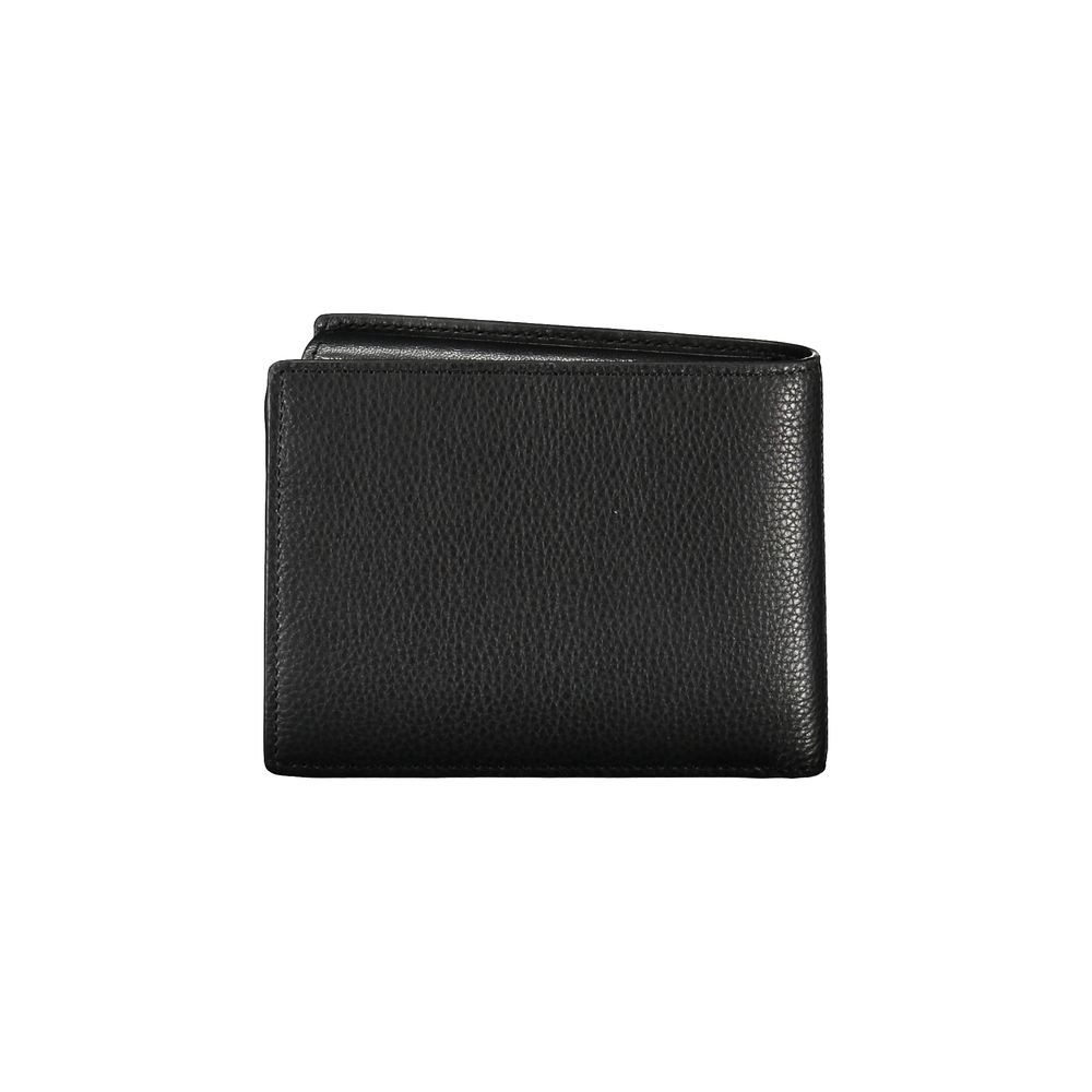 Guess Jeans – Schwarze Lederbrieftasche