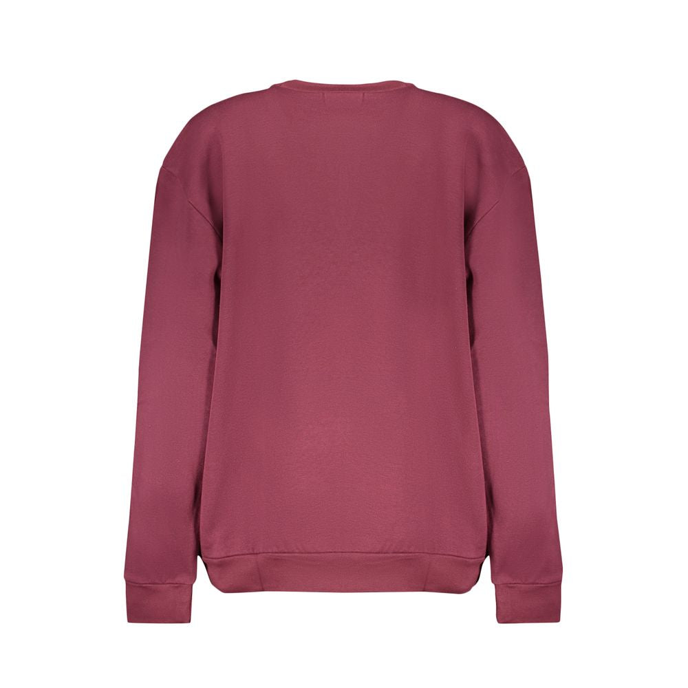 Lilafarbener Baumwollpullover von Cavalli Class