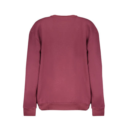 Lilafarbener Baumwollpullover von Cavalli Class