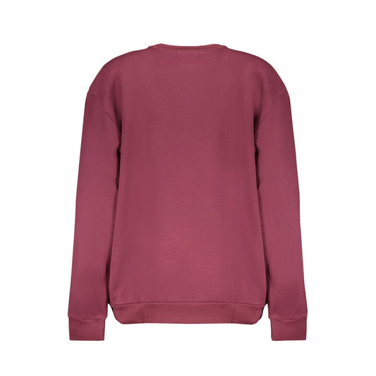 Lilafarbener Baumwollpullover von Cavalli Class