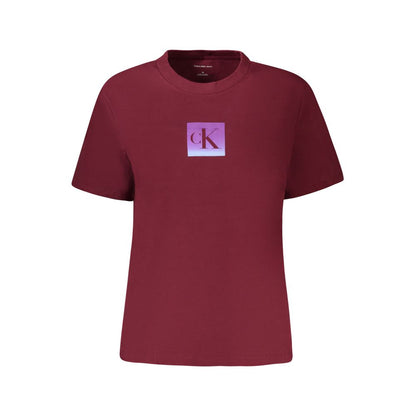 Calvin Klein – Rote Baumwolloberteile und T-Shirts