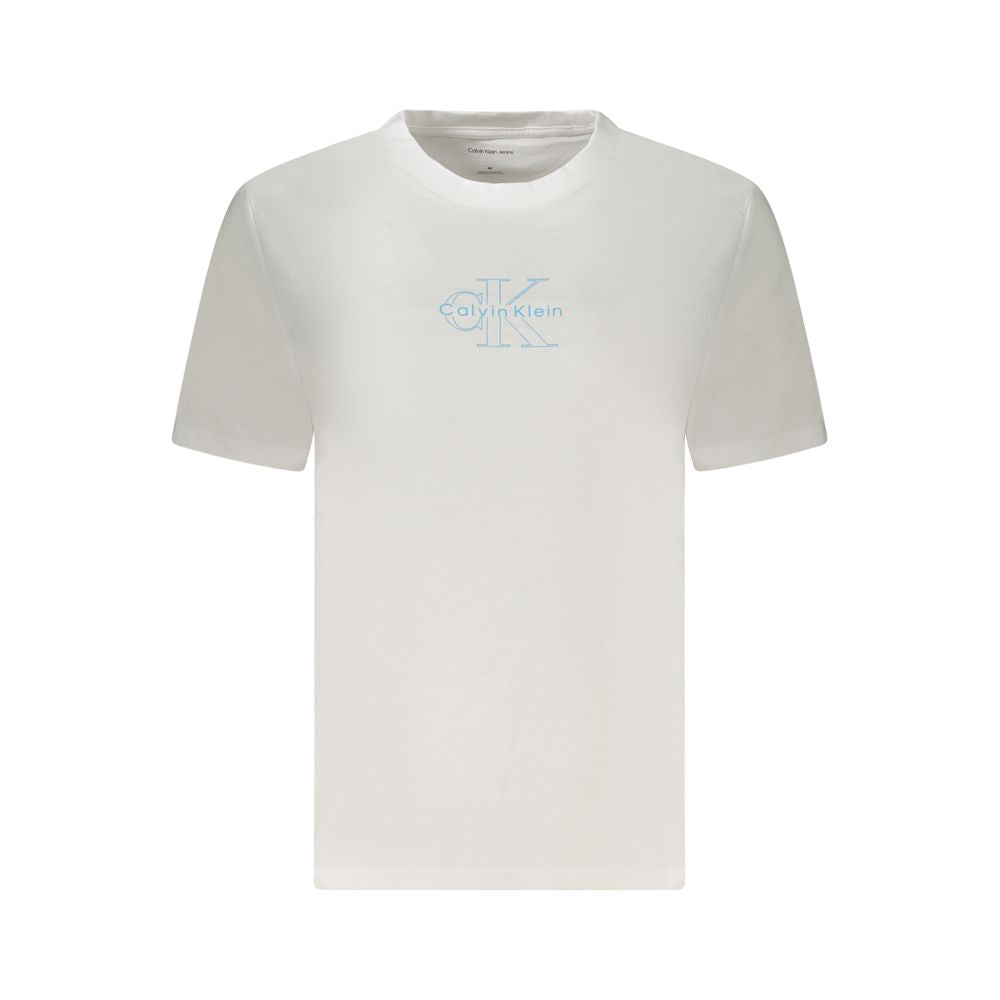 Calvin Klein – Weiße Baumwolloberteile und T-Shirts