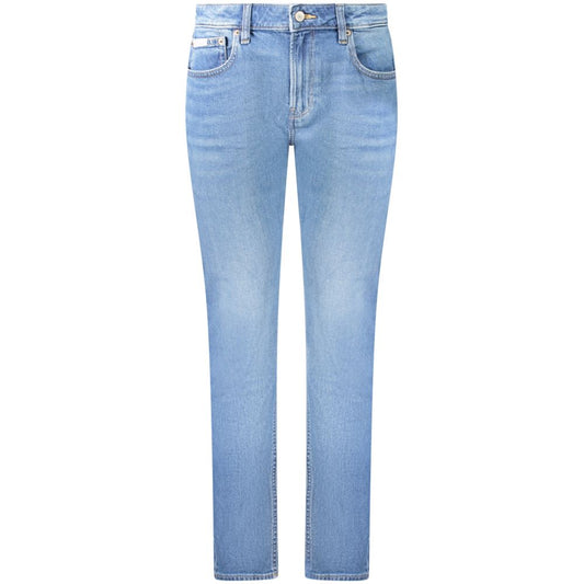 Calvin Klein Jeans und Hose aus Baumwolle, Blau