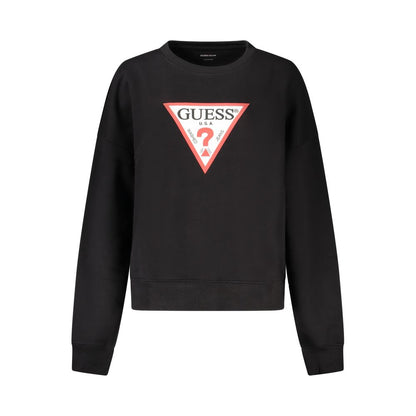 Guess Jeans – Schwarzer Baumwollpullover