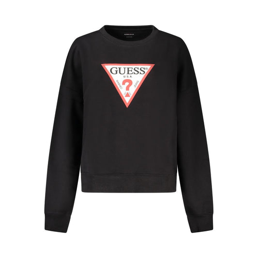 Guess Jeans – Schwarzer Baumwollpullover