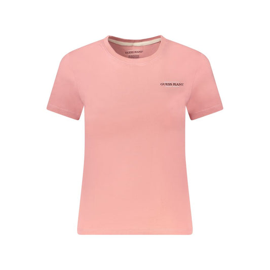 Guess Jeans Rosa Baumwolloberteile und T-Shirts