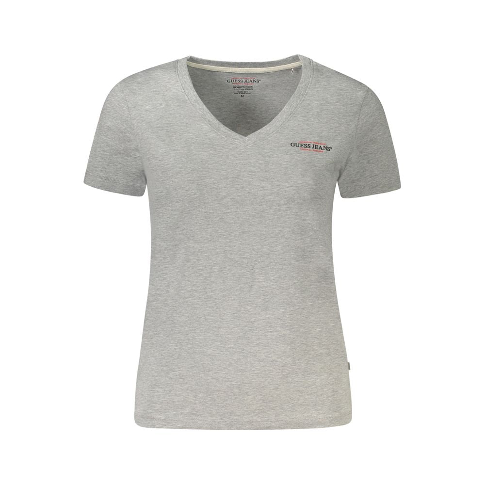 Guess Jeans Graue Baumwolloberteile und T-Shirts
