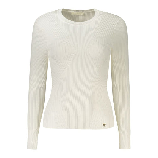 Guess Jeans – Weißer Viskosepullover