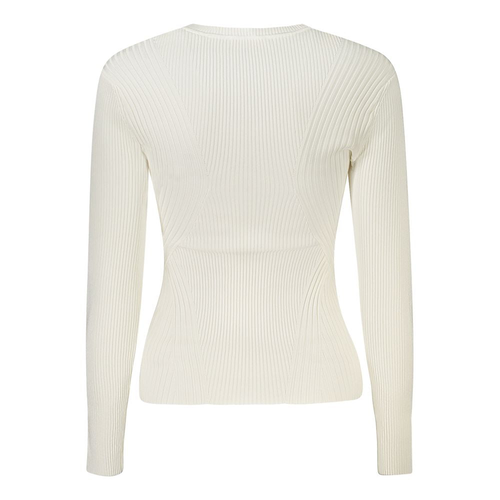 Guess Jeans – Weißer Viskosepullover