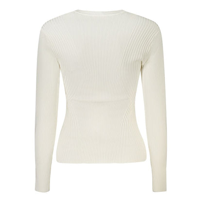 Guess Jeans – Weißer Viskosepullover