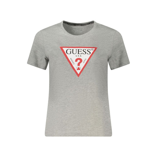 Guess Jeans Graue Baumwolloberteile und T-Shirts