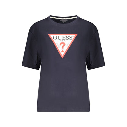 Guess Jeans Blaue Baumwolloberteile und T-Shirts