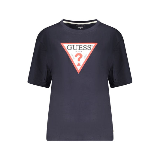 Guess Jeans Blaue Baumwolloberteile und T-Shirts