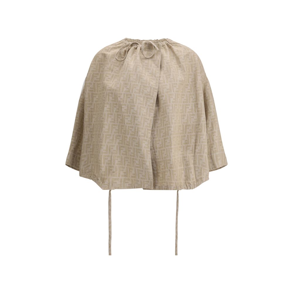 Fendi Oversize-Chambray-Jacke