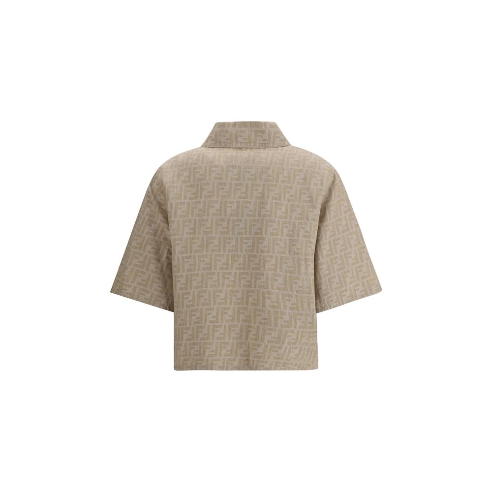 Fendi Chambray kurze Jacke