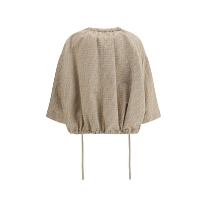 Fendi Oversize-Chambray-Jacke
