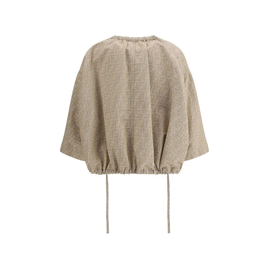 Fendi Oversize-Chambray-Jacke