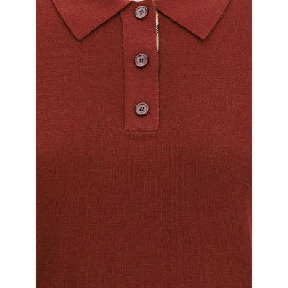 Burberry Poloshirt aus Wolle