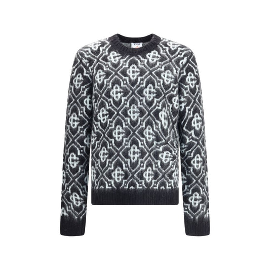 Casablanca Rundhalspullover mit Monogramm