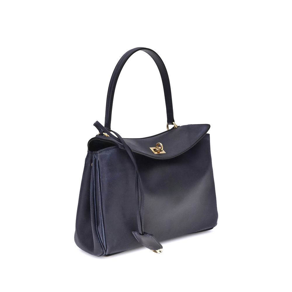 Balenciaga Rodeo Small Shoulder Bag aus Leder mit Used-Effekt