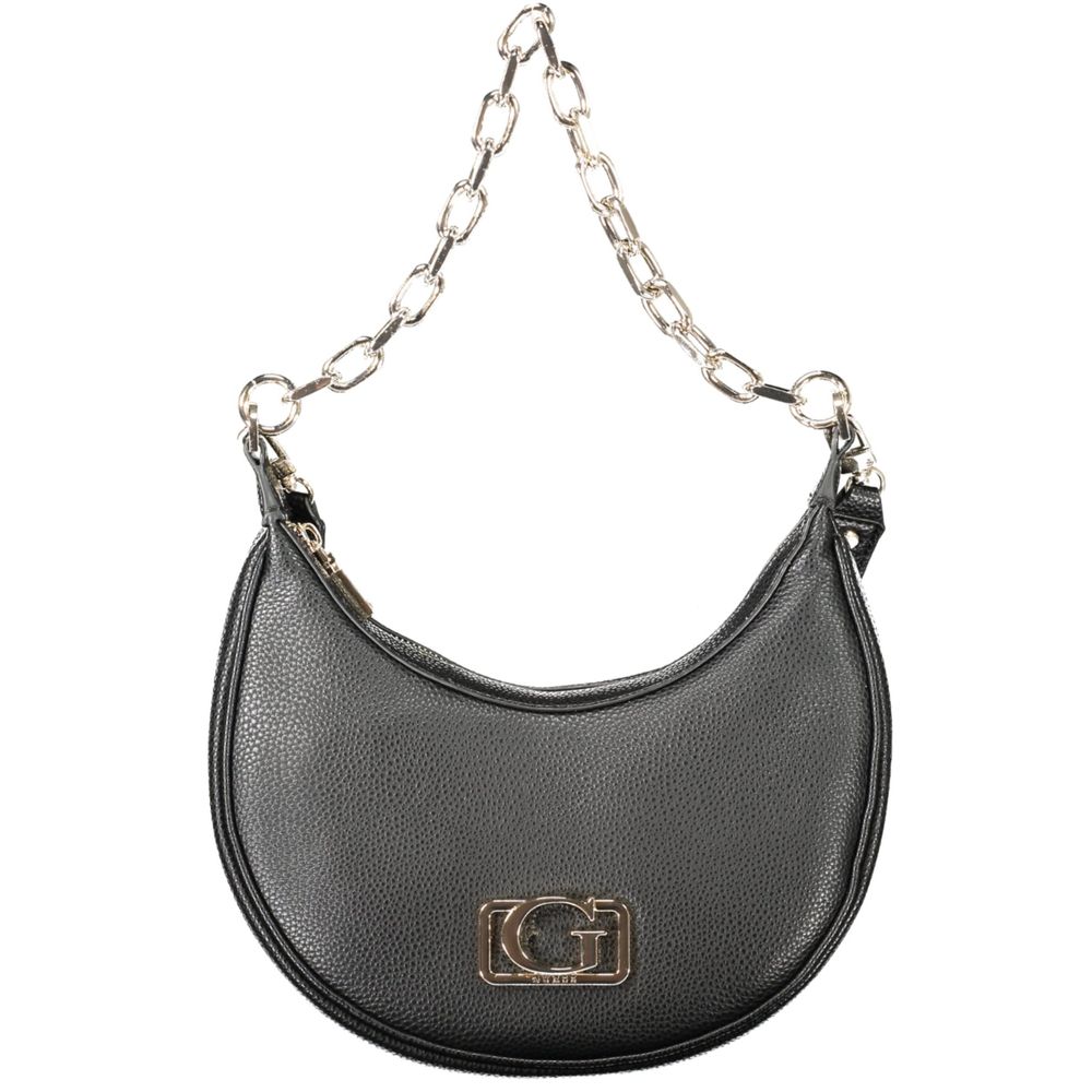Guess Jeans Schwarze Polyethylen-Damenhandtasche