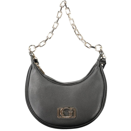Guess Jeans Schwarze Polyethylen-Damenhandtasche