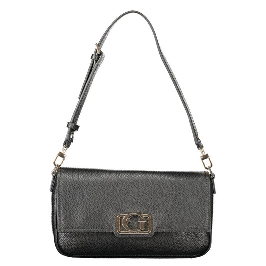 Guess Jeans Schwarze Polyethylen-Damenhandtasche