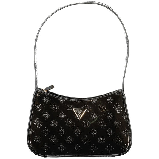 Guess Jeans Schwarze Polyethylen-Damenhandtasche