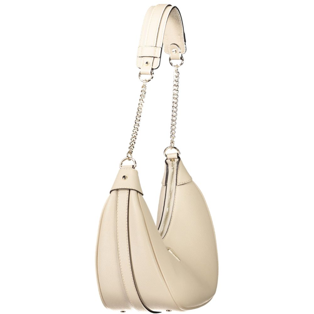 Guess Jeans Beige Polyethylen Damen Handtasche