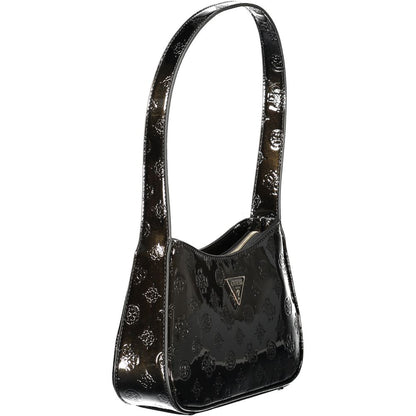 Guess Jeans Schwarze Polyethylen-Damenhandtasche