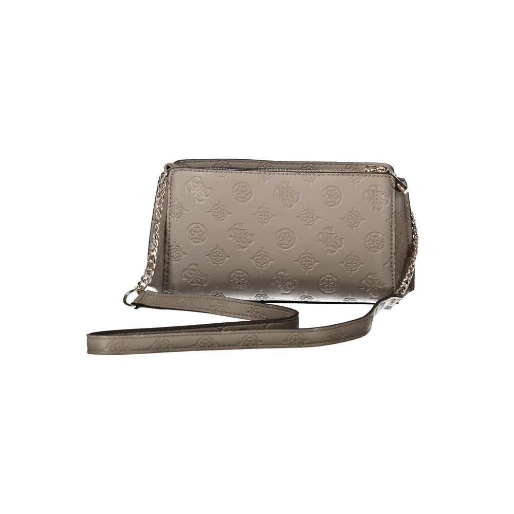 Guess Jeans Braune Polyethylen Damen Handtasche