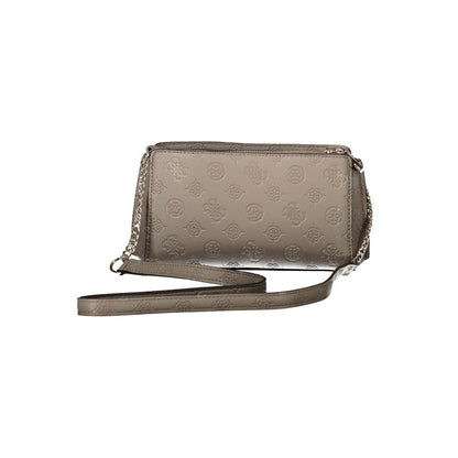 Guess Jeans Braune Polyethylen Damen Handtasche