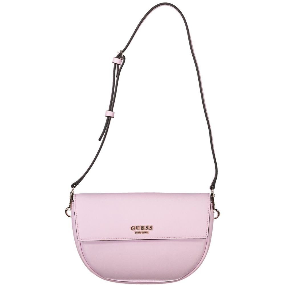 Guess Jeans Pink Polyethylen Damen Handtasche