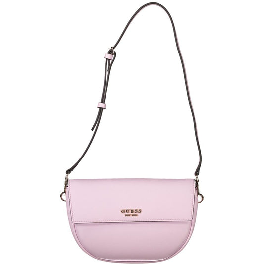 Guess Jeans Pink Polyethylen Damen Handtasche