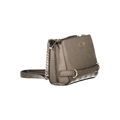 Guess Jeans Braune Polyethylen Damen Handtasche
