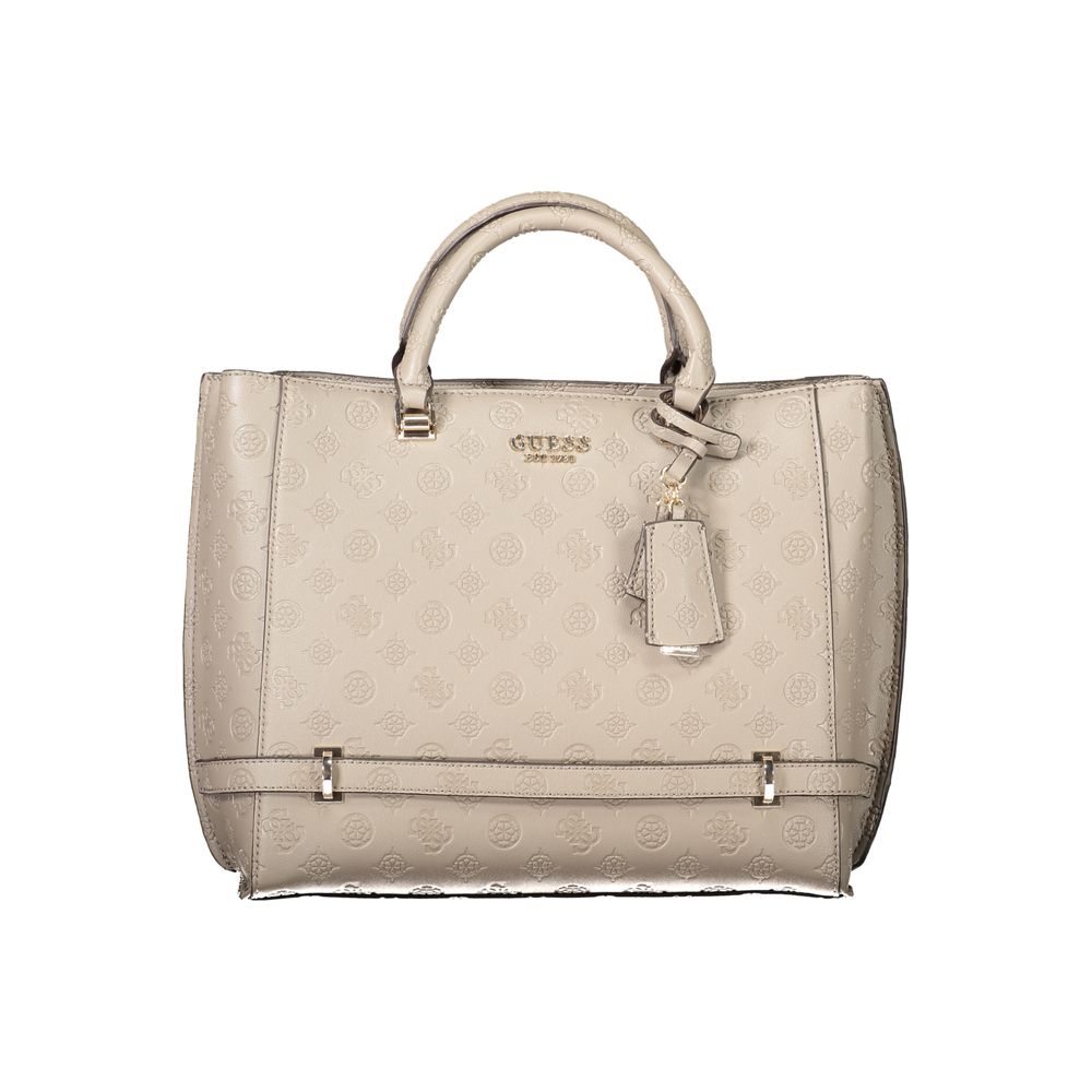 Guess Jeans Braune Polyethylen Damen Handtasche