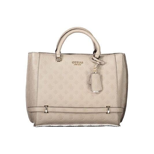 Guess Jeans Braune Polyethylen Damen Handtasche