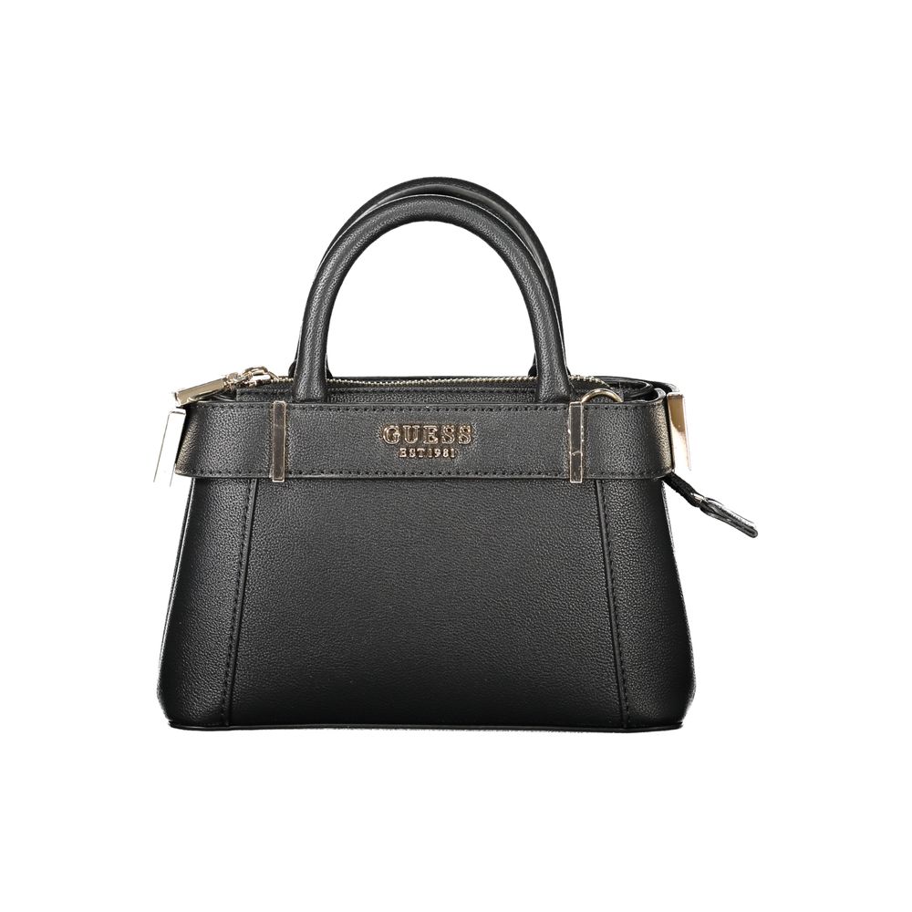 Guess Jeans Schwarze Polyethylen-Damenhandtasche