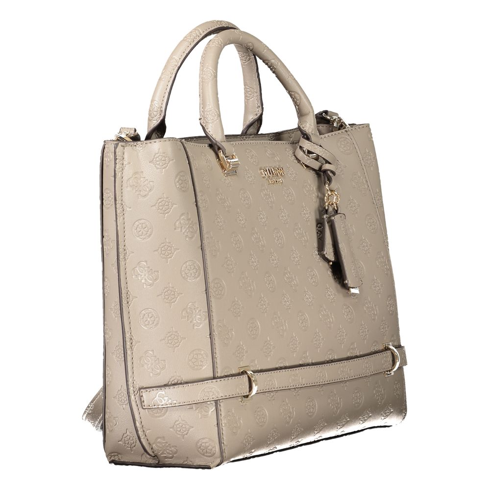 Guess Jeans Braune Polyethylen Damen Handtasche