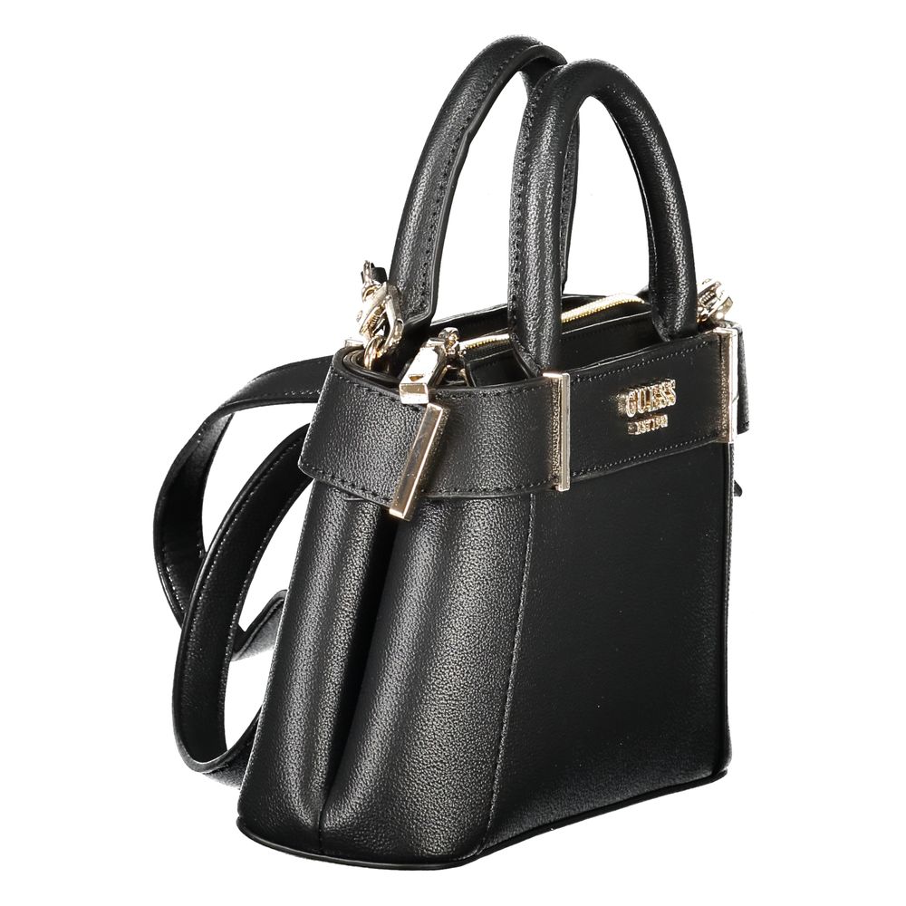 Guess Jeans Schwarze Polyethylen-Damenhandtasche