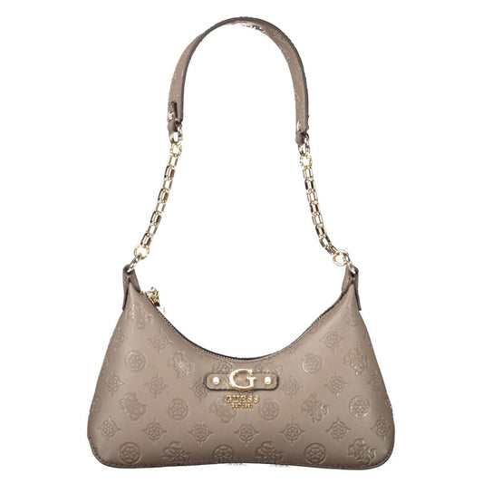 Guess Jeans Braune Polyethylen Damen Handtasche