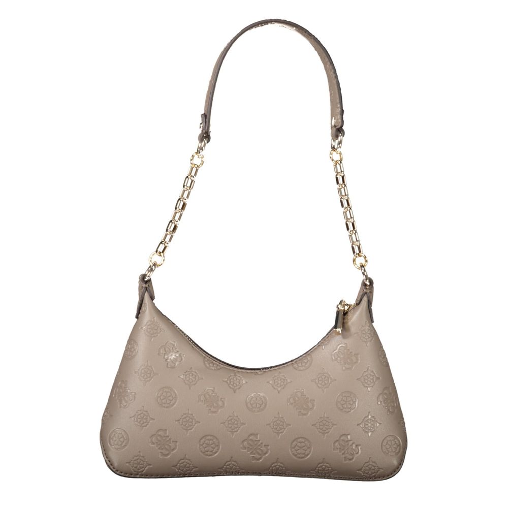 Guess Jeans Braune Polyethylen Damen Handtasche