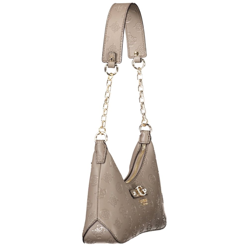 Guess Jeans Braune Polyethylen Damen Handtasche