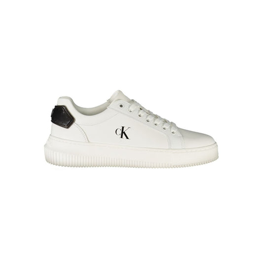 Calvin Klein Damen-Sneaker aus weißem Leder