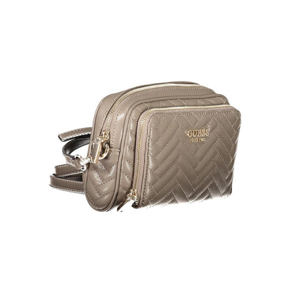Guess Jeans Braune Polyethylen Damen Handtasche