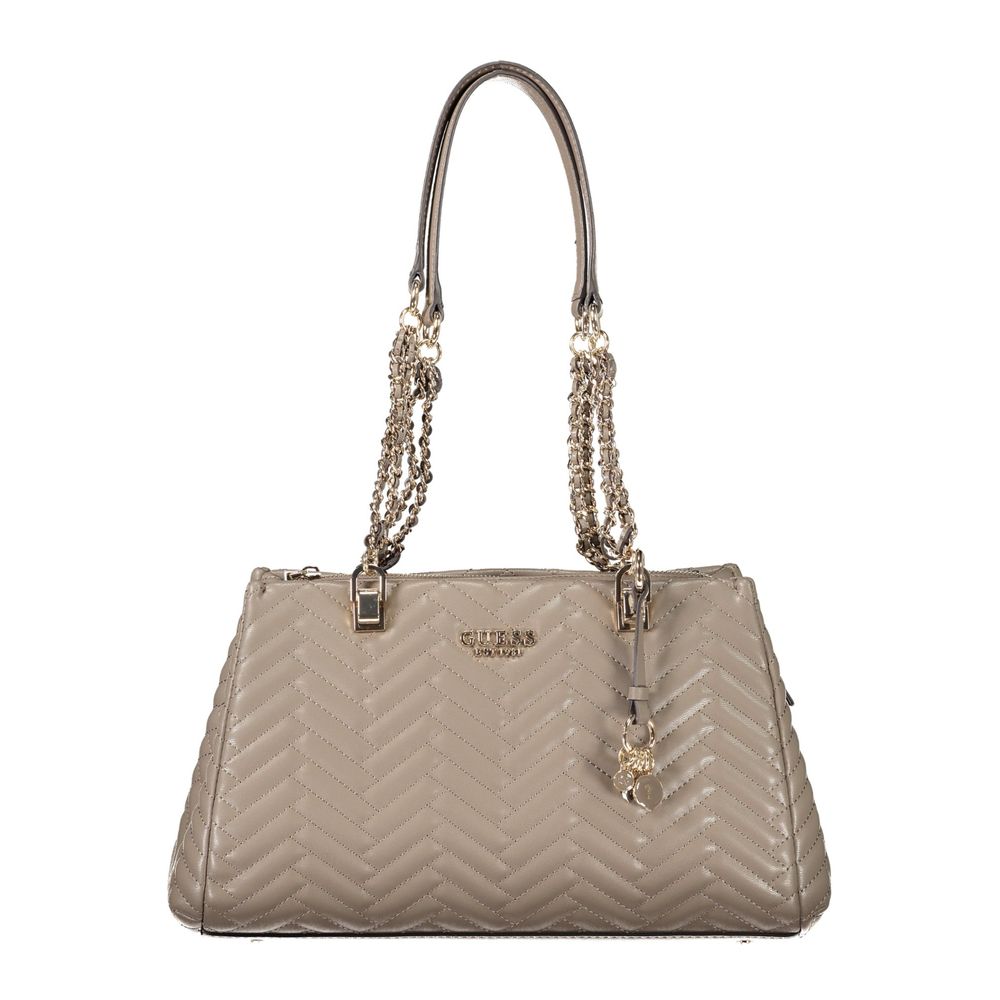 Guess Jeans Braune Polyethylen Damen Handtasche