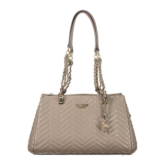 Guess Jeans Braune Polyethylen Damen Handtasche
