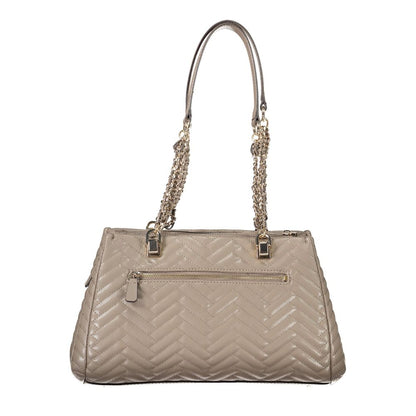 Guess Jeans Braune Polyethylen Damen Handtasche