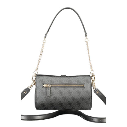 Guess Jeans Schwarze Polyethylen-Damenhandtasche
