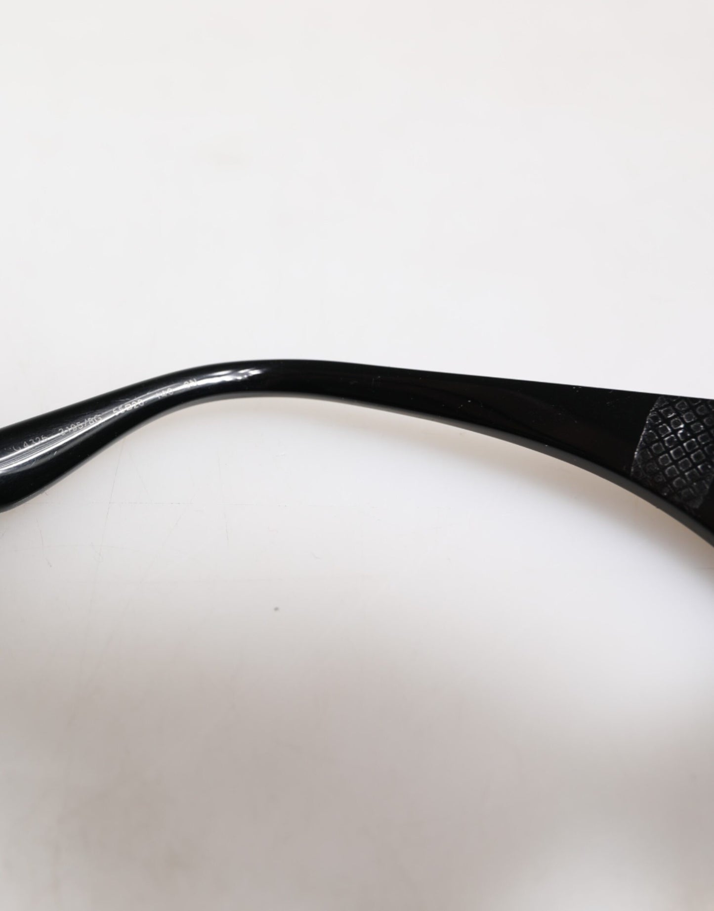 Dolce &amp; Gabbana Black Silver Sequin Oversized Butterfly DG4326 Sunglasses